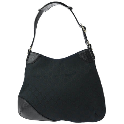 Gucci Black GG Horsebit Handbag