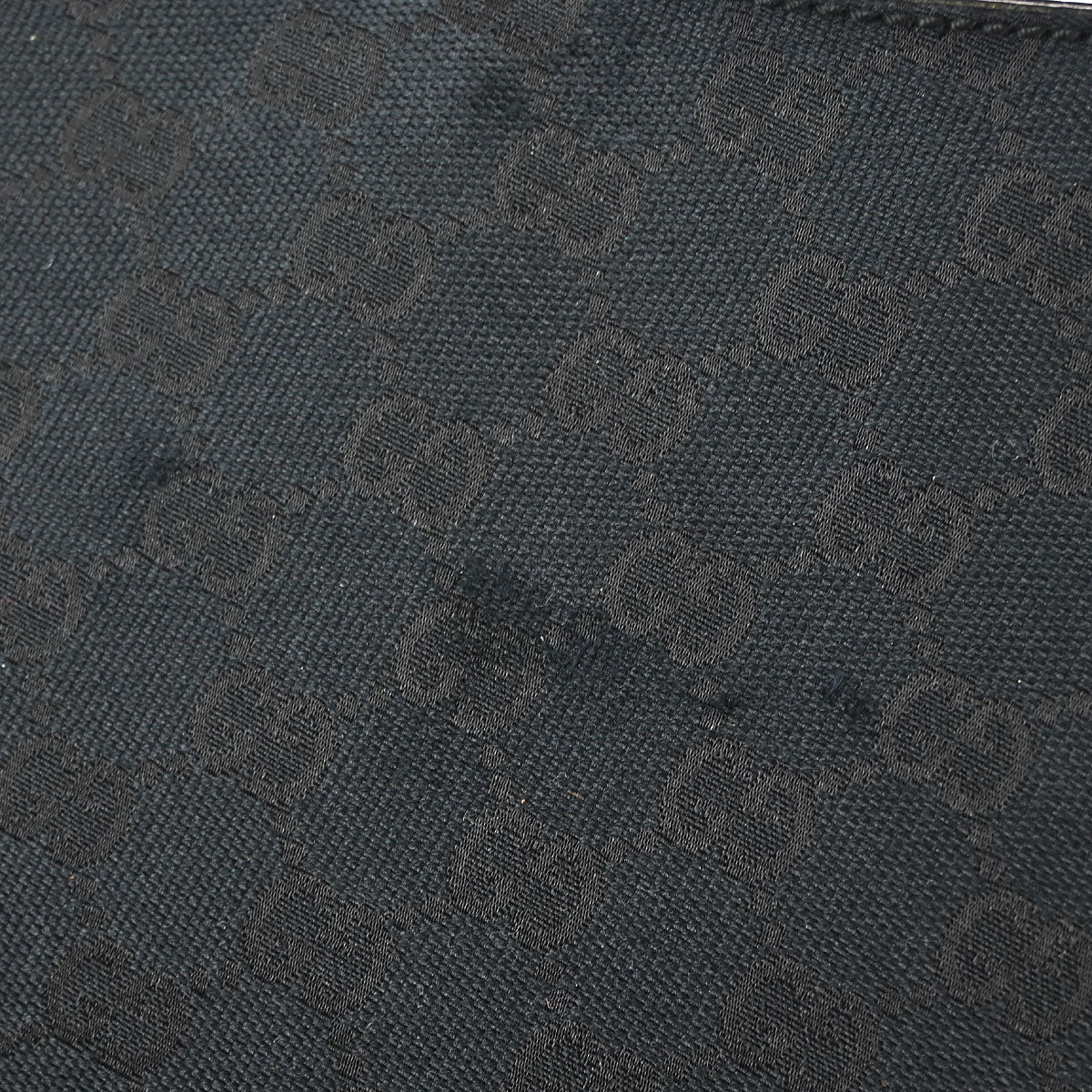 Gucci Black GG Horsebit Handbag
