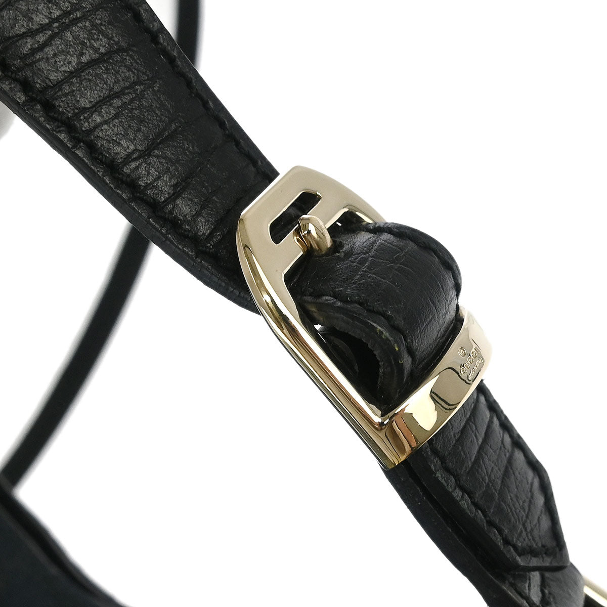 Gucci Black GG Horsebit Handbag