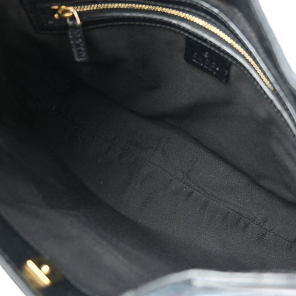 Gucci Black GG Horsebit Handbag