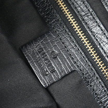 Gucci Black GG Horsebit Handbag