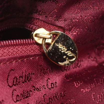 Cartier Bordeaux Leather Must de Cartier Handbag