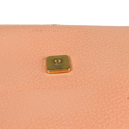 Fendi Pink Leather Baguette Handbag