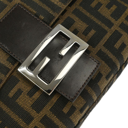 Fendi Brown Zucca Mamma Baguette Handbag