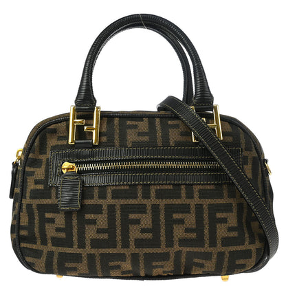 Fendi Brown Black Zucca Handbag