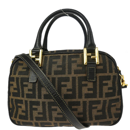 Fendi Brown Black Zucca Handbag