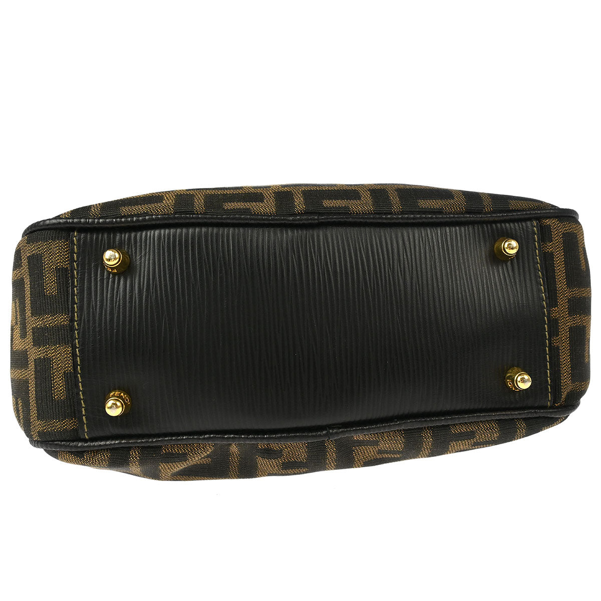 Fendi Brown Black Zucca Handbag