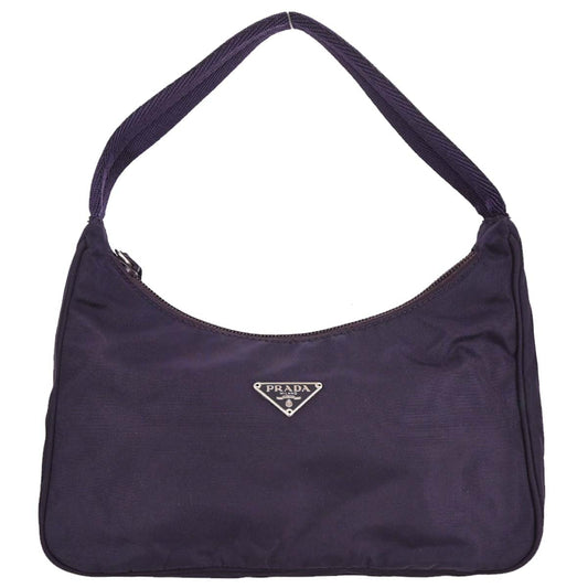 Prada Purple Nylon Handbag