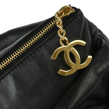 Chanel 2006-2008 Black Calfskin Rodeo Drive Shoulder Bag