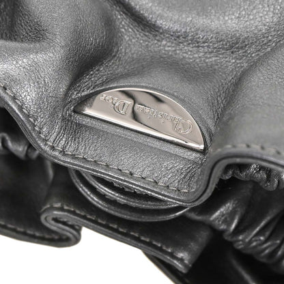 Christian Dior 1999 Metallic Gray Leather Malice Handbag