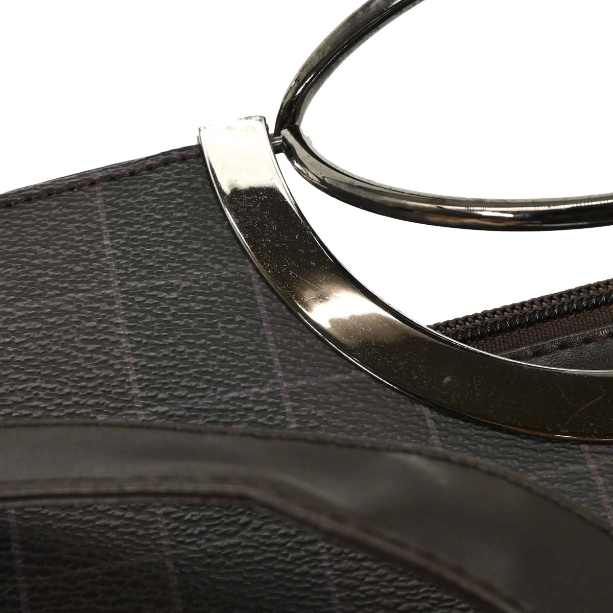 Yves Saint Laurent Black Leather 2way Shoulder Handbag