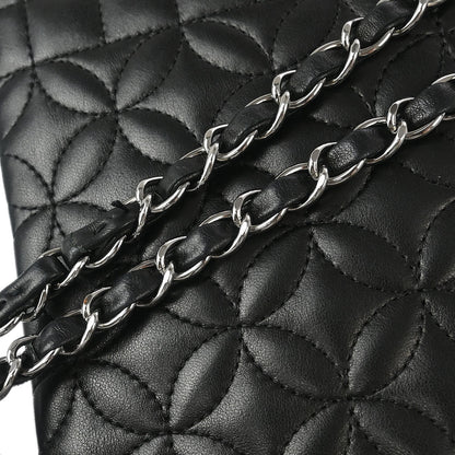 Chanel 2005-2006 Black Lambskin Lady Graphic Flap Bag