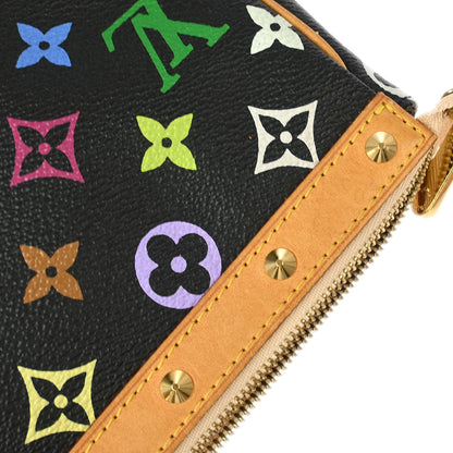 Louis Vuitton 2003 Black Multicolor Pochette Accessoires M92648