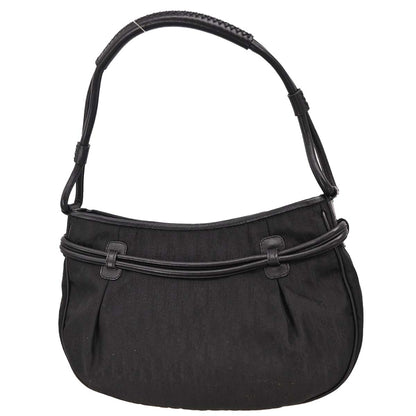 Christian Dior 2007 Black Canvas Trotter Handbag