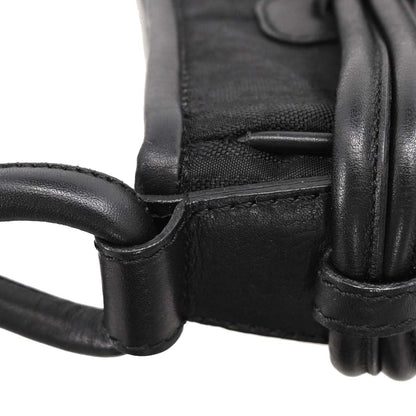 Christian Dior 2007 Black Canvas Trotter Handbag