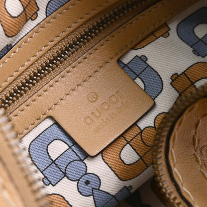 Gucci Beige Leather Baboushka GG Hobo Shoulder Bag