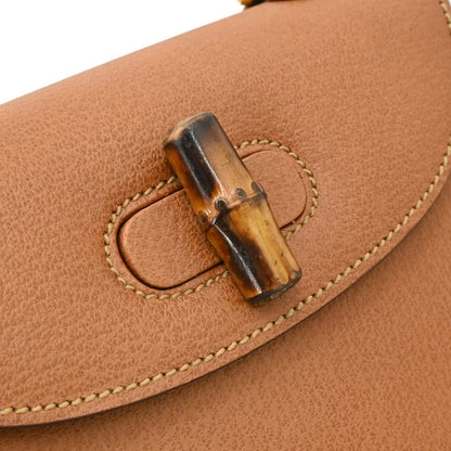 Gucci Brown Bamboo Handbag
