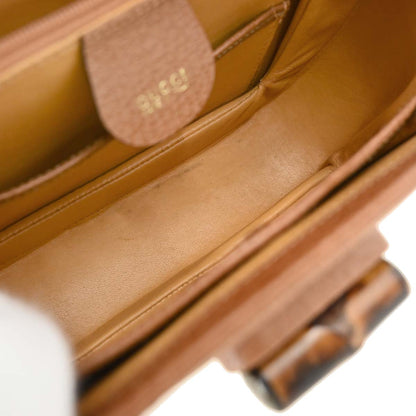 Gucci Brown Bamboo Handbag