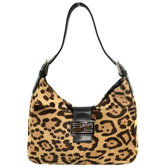 Fendi * Beige Pony Hair Handbag