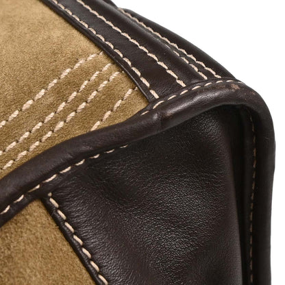 Loewe Beige Suede Amazona 28 Handbag