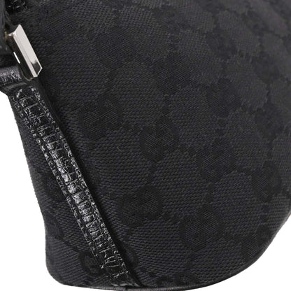 Gucci Black Canvas GG Handbag