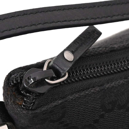 Gucci Black Canvas GG Handbag