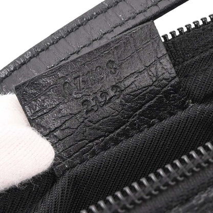 Gucci Black Canvas GG Handbag