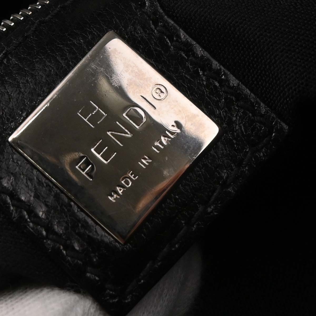 Fendi * Beige Pony Hair Mamma Baguette Handbag