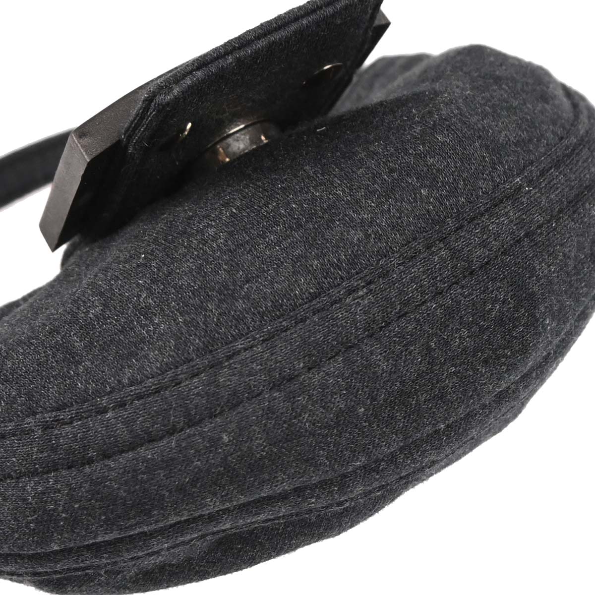 Fendi Gray Cotton Mini Handbag
