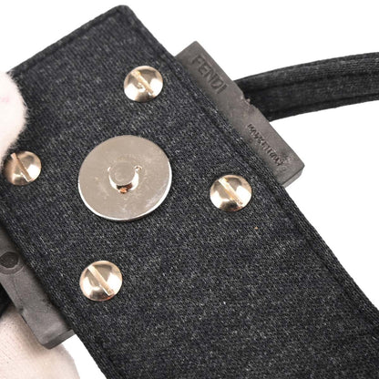 Fendi Gray Cotton Mini Handbag