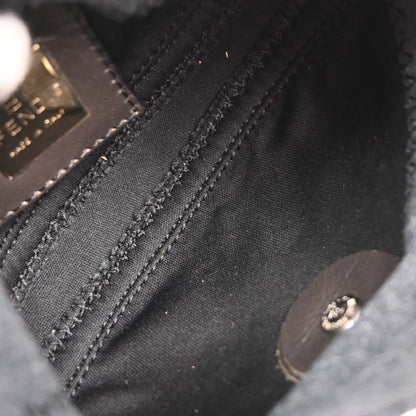 Fendi Gray Cotton Mini Handbag