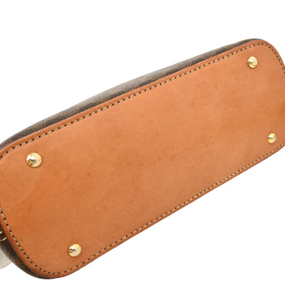 Celine Brown Macadam 2way Shoulder Handbag