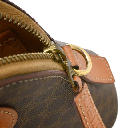 Celine Brown Macadam 2way Shoulder Handbag