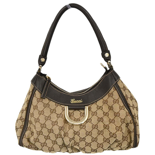 Gucci Beige GG Hobo Handbag