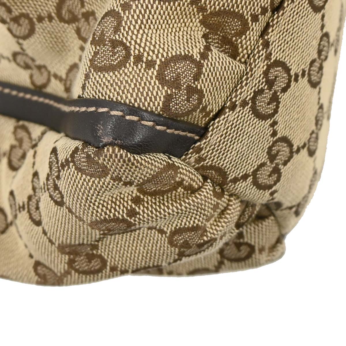 Gucci Beige GG Hobo Handbag
