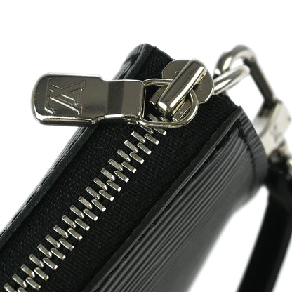 Louis Vuitton 2006 Black Epi Pochette Accessoires 24 Handbag M52982