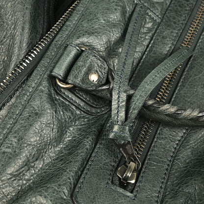 Balenciaga Green Classic Bridge Shoulder Bag Handbag