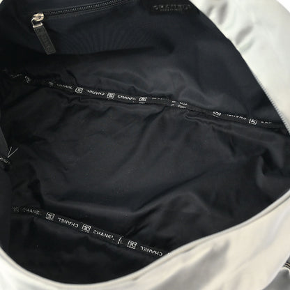 Chanel 2005-2006 Gray Nylon Sport Line Gym Bag