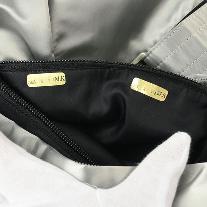 Chanel 2005-2006 Gray Nylon Sport Line Gym Bag