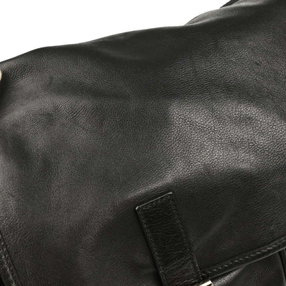 Prada Black Leather Shoulder Bag
