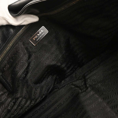 Prada Black Leather Shoulder Bag