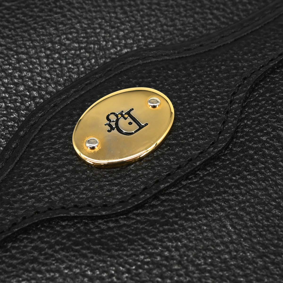 Christian Dior Black Leather Shoulder Bag