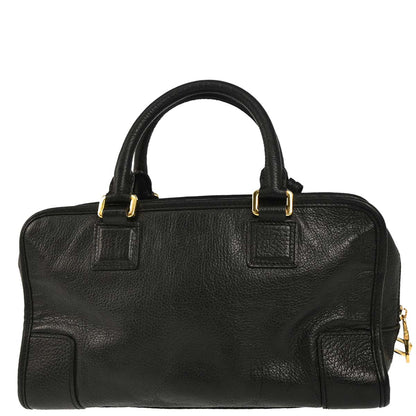 Loewe Black Leather Amazona 28 Handbag