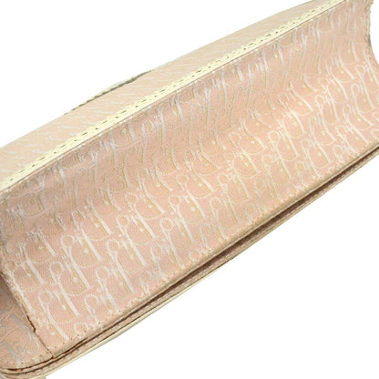 Christian Dior 2004 Pink Canvas Trotter Handbag