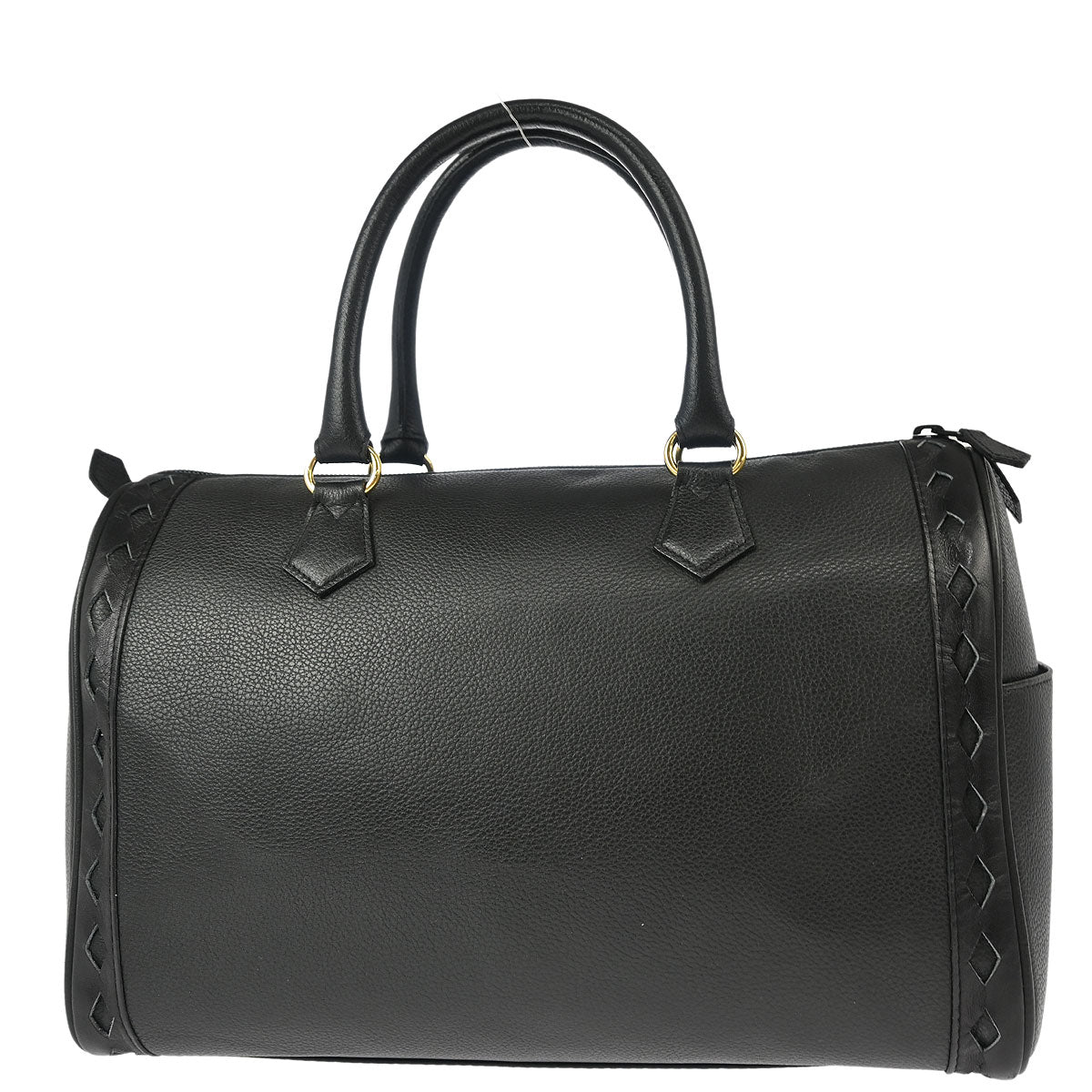 Yves Saint Laurent Black Duffle Handbag