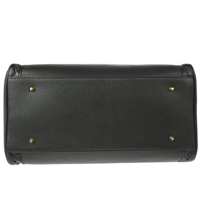 Yves Saint Laurent Black Duffle Handbag
