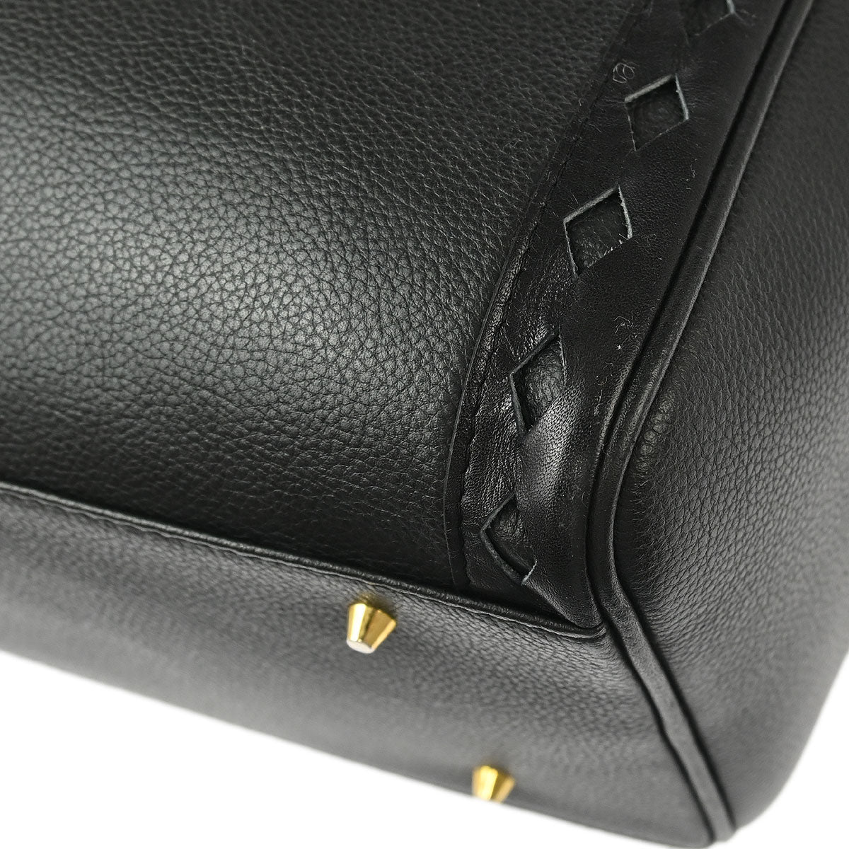 Yves Saint Laurent Black Duffle Handbag