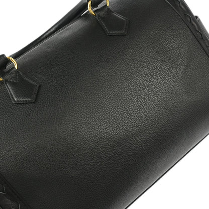 Yves Saint Laurent Black Duffle Handbag
