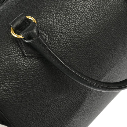 Yves Saint Laurent Black Duffle Handbag