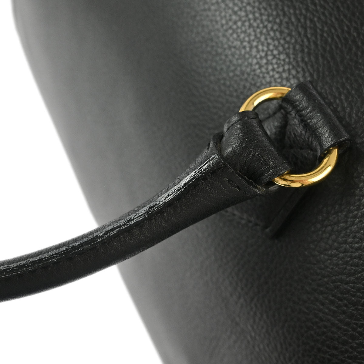 Yves Saint Laurent Black Duffle Handbag